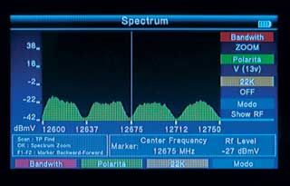 MISURATORE DVB-S/S2, DVB-T/T2, ANALIZZATORE DI SPETTRO E SCR LAFAYETTE DUO2  - Rikosat